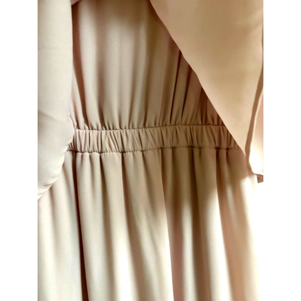 Show Me Your Mumu Caitlin Pink Chiffon Maxi Dress M Ruffle Gown Prom Bridesmaid - Picture 5 of 10